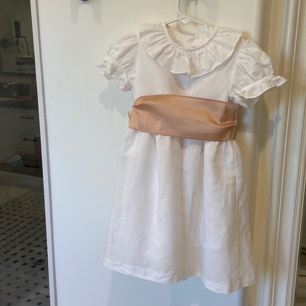 La Coqueta White Vega Ceremony Girl Dress